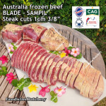 Beef BLADE Australia frozen daging sapi sampil rendang/dendeng whole cuts brand WMPG 4-5 kg/pc (price/kg)